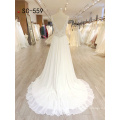 simple beach long Chiffon boho beach wedding dresses